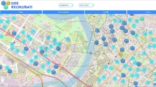 Interaktivna mapa reciklaže